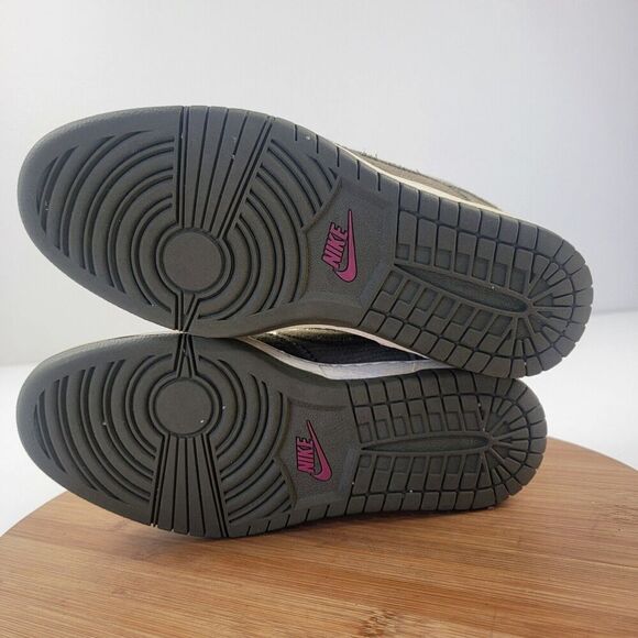 Nike Dunk Sky Hi Hidden Wedge Olive Green Sneakers 528899-200 Women's Shoe's 9.5 - Picture 11 of 14